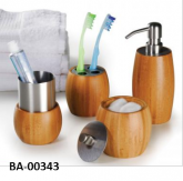 Conjunto em Bambu e Inox - BA-00343