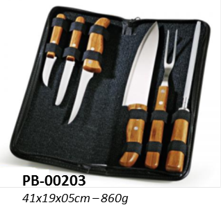 Kit para Churrasco 6pç. - PB-00203