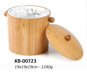 Balde para Gelo 3L em bambu - KB-00723