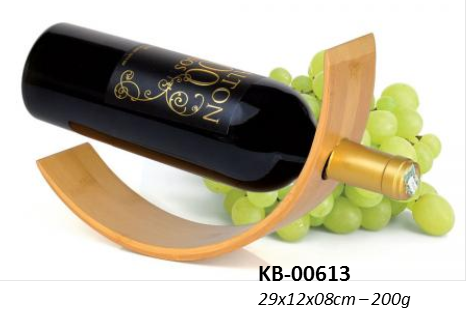 Suporte para Garrafa em bambu - KB-00613