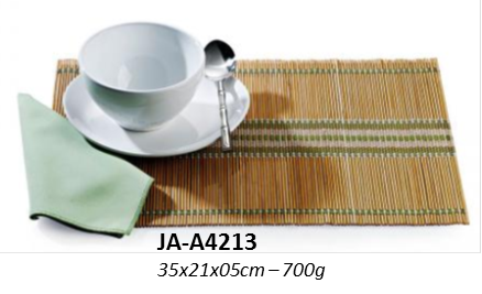 Jogo Americano 44x30 em bambu - 4pç. - JA-A4213