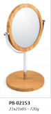 Espelho Dupla Face para bancada Ø21x31cm - BA-02153