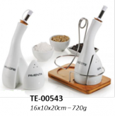 Galheteiro em porcelana e bambu - TE-00543